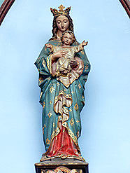 信徒発見の聖母子像